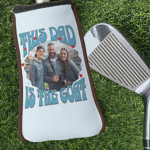 Dad is the Goat Greatest Of All Time Retro Golf Head Cover