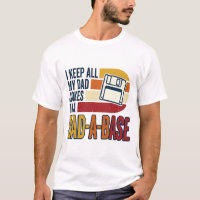 Dad Joke Dad-A-Base Retro Funny Father Vector Desi