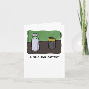 Dad Joke Father's Day Card - A Salt & Battery