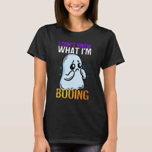 Dad Joke  Ghost I Don't Know What I'm Booing Hallo T-Shirt