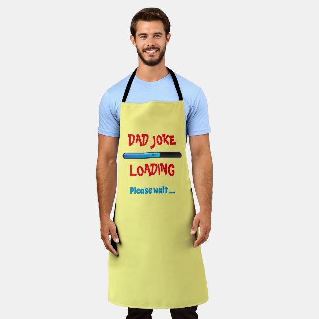 Dad Joke Loading Please Wait Trending Father's Day Apron (Worn)