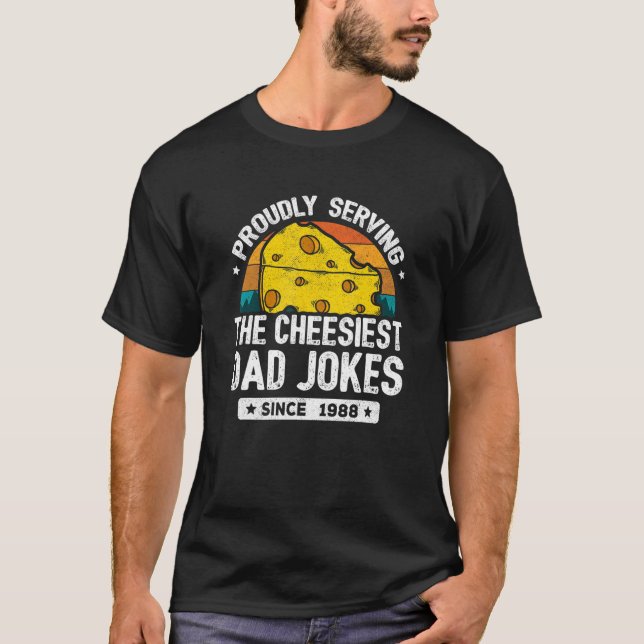 Dad Joke Puns   Dad Jokes Since 1988     Dad Joke T-Shirt (Front)