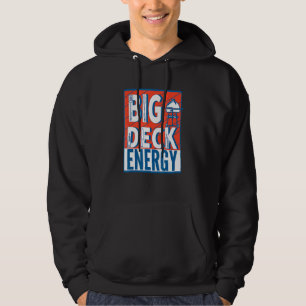 Dad Jokes Big Deck Energy Hoodie