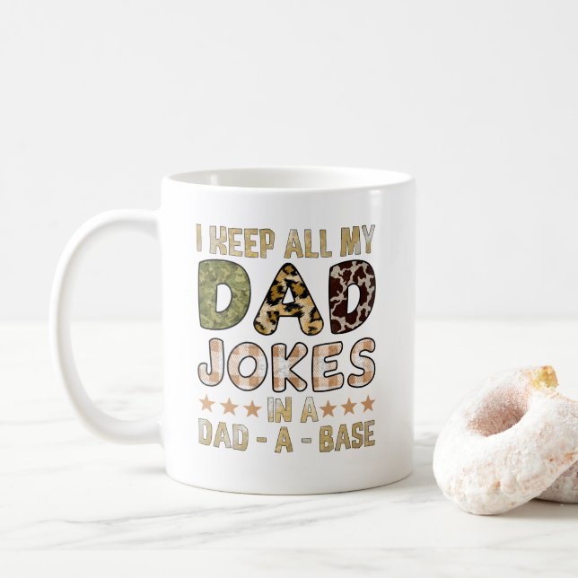 Dad Jokes coffee mug (With Donut)