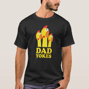 Dad Jokes For Men Rubber Chicken Dad Joke T-Shirt