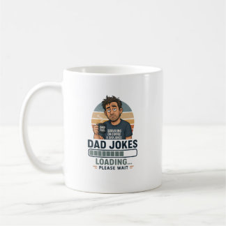 Dad Jokes Loading Funny Coffee Mug | Dad Fuel Gift