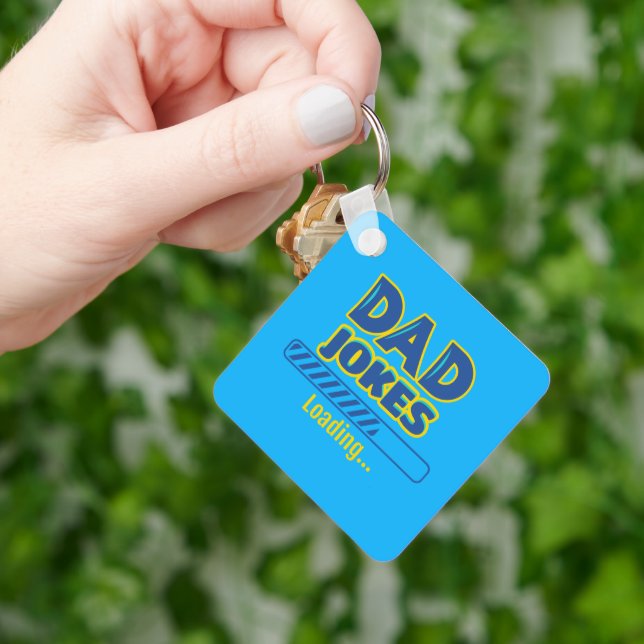 Dad Jokes Loading Key Ring (Hand)