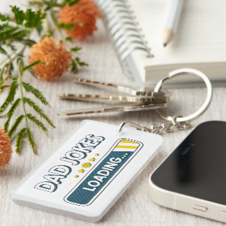 Dad Jokes Loading... Key Ring