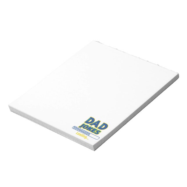 Dad Jokes Loading Notepad (Rotated)