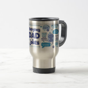 Dad jokes travel mug