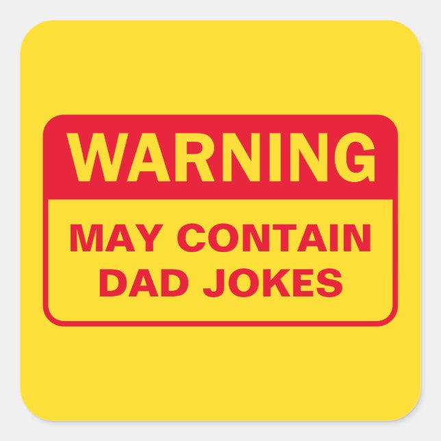 Dad Jokes Warning Label (Front)