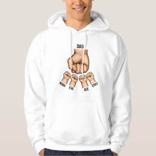 Dad & Kids Fist Bump T-Shirt Hoodie