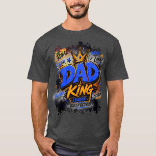 Dad King Bootleg Design T-Shirt