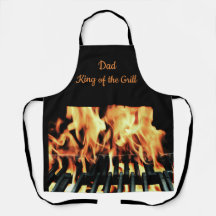 Dad King of the Grill Custom Apron