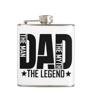 Dad Legend Man Hip Flask