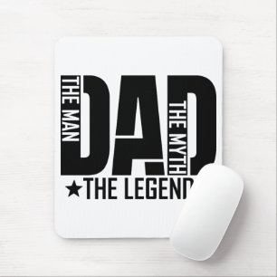 Dad Legend Man Mouse Mat