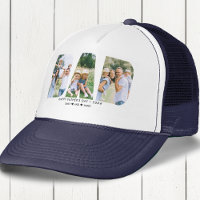 DAD Letter Cutout Photo Collage Father's Day