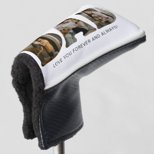 DAD Letter Photo Collage Father's Day Golf Head Cover