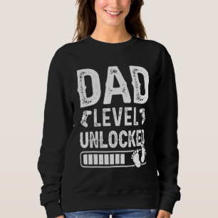 Dad Level Unlocked 2023 Gamer Pregnancy Soon To Be Sweatshirt