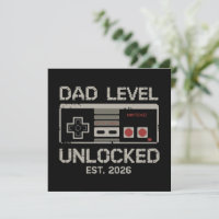 Dad Level Unlocked 2026 Soon to Be Gamer Daddy