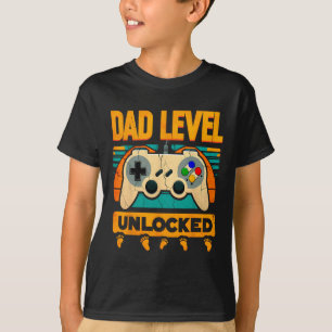 Dad Level Unlocked Father&#; s Day New Dad  T-Shirt
