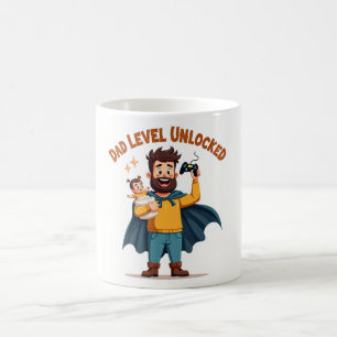 🎮 Dad Level Unlocked – Funny Gamer Dad Father’s D Coffee Mug