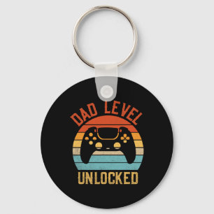 Dad Level Unlocked - Game Lover Gamer Soon To Be F Key Ring