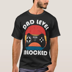 Dad Level Unlocked Joystick Vintage T-Shirt