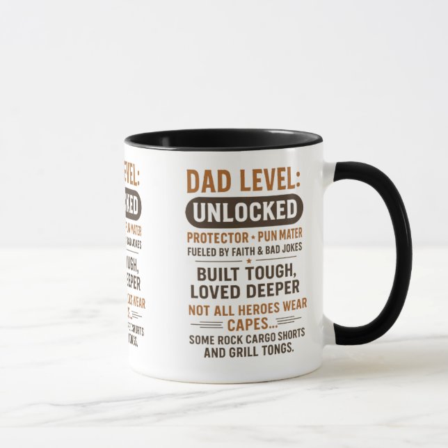 Dad Level: Unlocked Mug (Right)