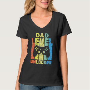 Dad Level Unlocked Soon To Be Father Pregnancy Ann T-Shirt