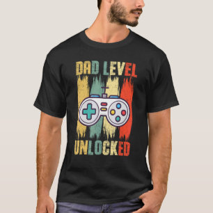 Dad Level Unlocked Soon To Be Father Pregnancy Ann T-Shirt