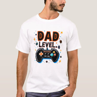 Dad Level Unlocked  T-Shirt