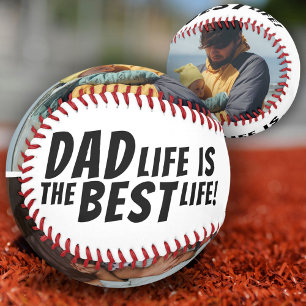 Dad Life is the Best Life 2 Photos Father's Day Softball