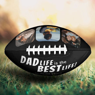 Dad Life is the Best Life 3 Photos Father's Day American Football