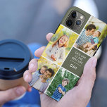Dad Life is the Best Life 4 Photo Monogram Green iPhone 11 Pro Max Case<br><div class="desc">Add your initials and 4 photos to this custom iPhone Case. The photo template is set up for you to add your pictures working clockwise from the top right. The dad quote reads "Dad Life is the Best Life" followed by dad's initials - all of which is editable. The design...</div>