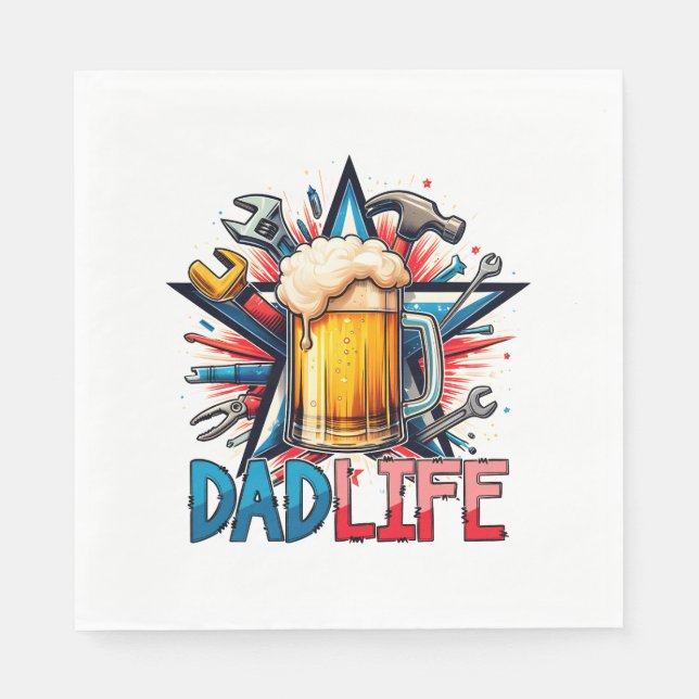Dad Life Napkin (Front)