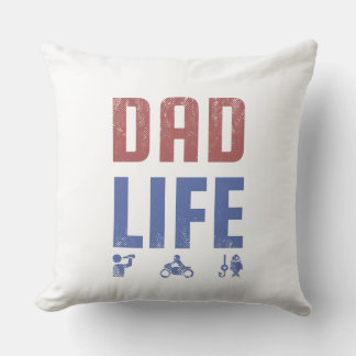 Dad Life SVG – Father’s Day Vintage Design | Funny Cushion