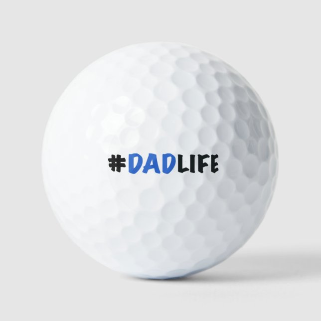 #DAD LIFE VALUE GOLF BALLS 3-PACK (Front)