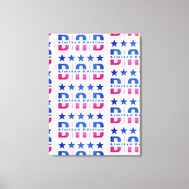Dad Limited Edition Canvas Print (Front)