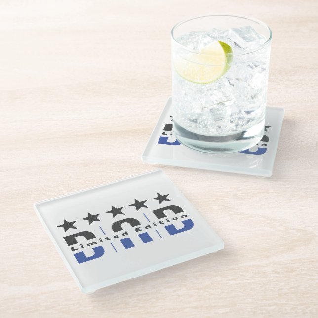 Dad Limited Edition Glass Coaster (Angled)