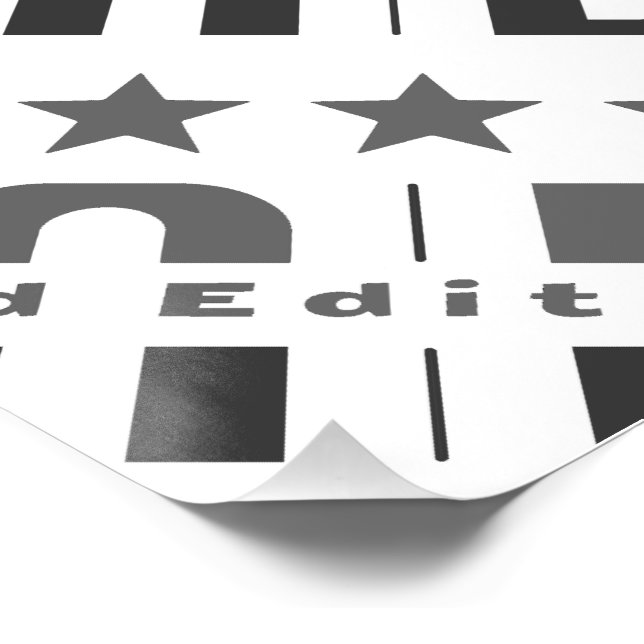 Dad Limited Edition Poster (Corner)