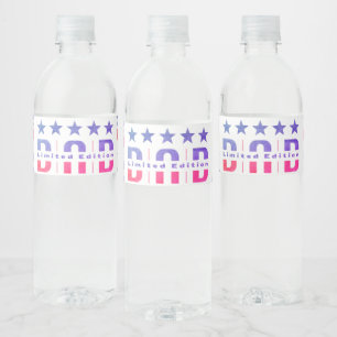 Dad Limited Edition Water Bottle Label