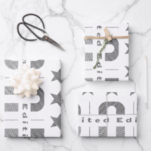 Dad Limited Edition Wrapping Paper Sheet