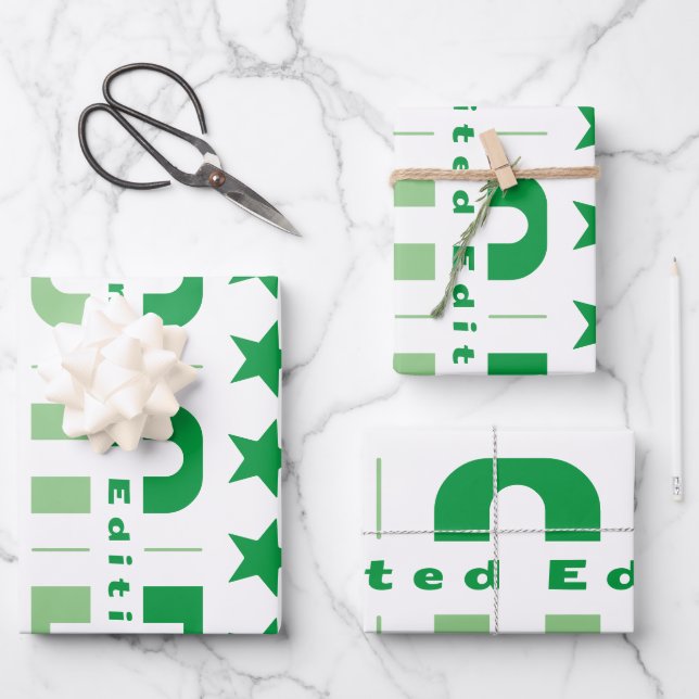 Dad Limited Edition Wrapping Paper Sheet (Front)