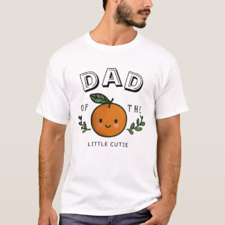 Dad Little Cutie T-Shirt 1st Birthday Party