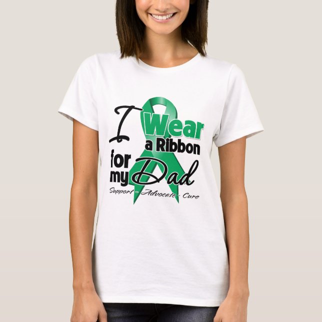 Dad - Liver Cancer Ribbon.png T-Shirt (Front)