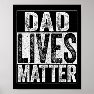 Dad Lives Problem Fathers Day Dad Life Shirt  Poster