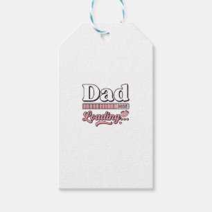 Dad Loading 2025 Baby Announcement Vintage Shirt D Gift Tags