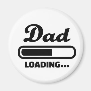 Dad loading Baby Magnet