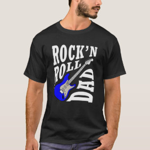 Dad Love Rock n Roll Fathers Day T-Shirt